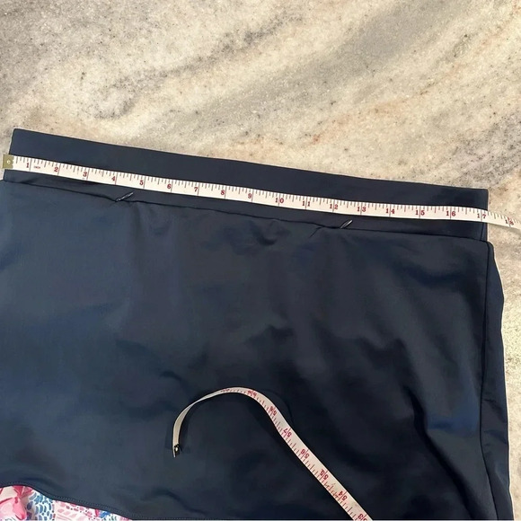 Stella Parker UPF 50 Mermaid Hem Navy & Floral Skort Size Large - Picture 10 of 11